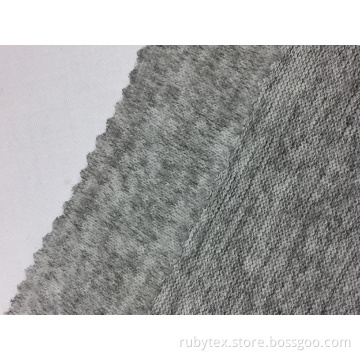 Polyester Loop Gage Knit Brushed Solid Fabric
